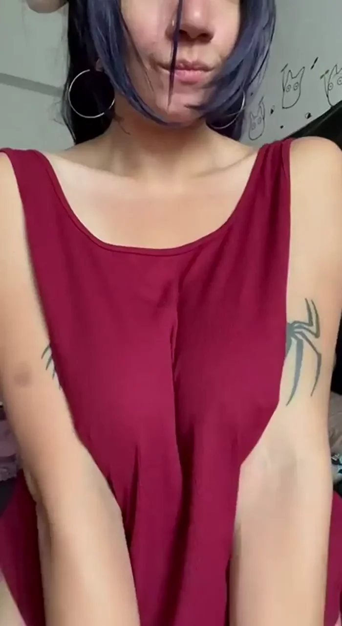 Goth GF's Massive Tits Gonna Drain Your Balls Dry