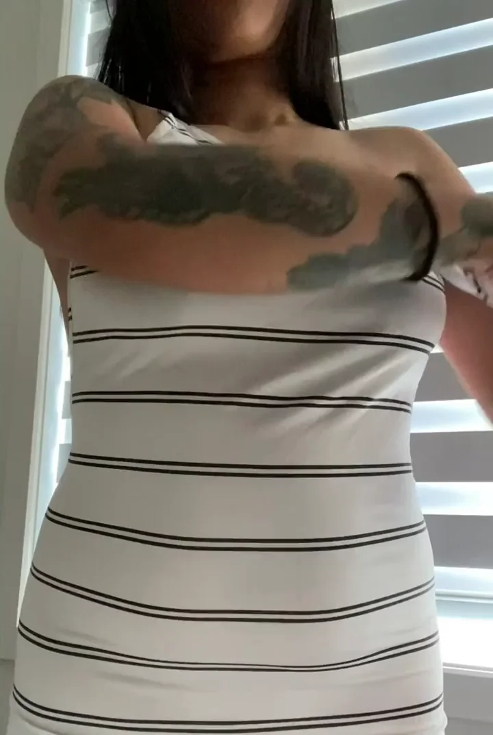 Help This Inked Asian Slut Cum Before Work! 💦👅