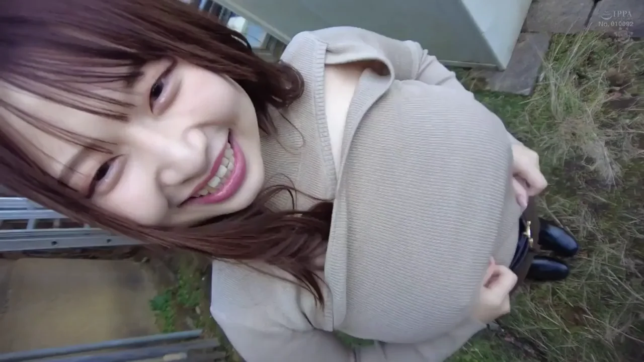 Busty Asian Tease: Plump Naturals Bouncing Free Outdoors