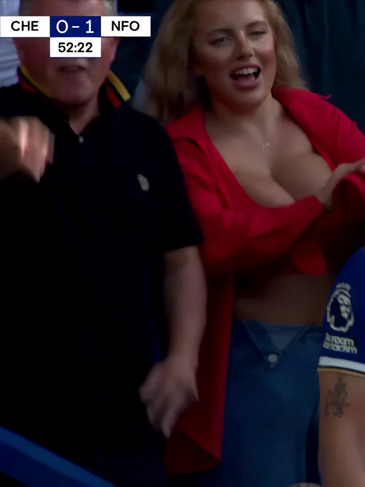 Nottingham Forest fan with massive juggs