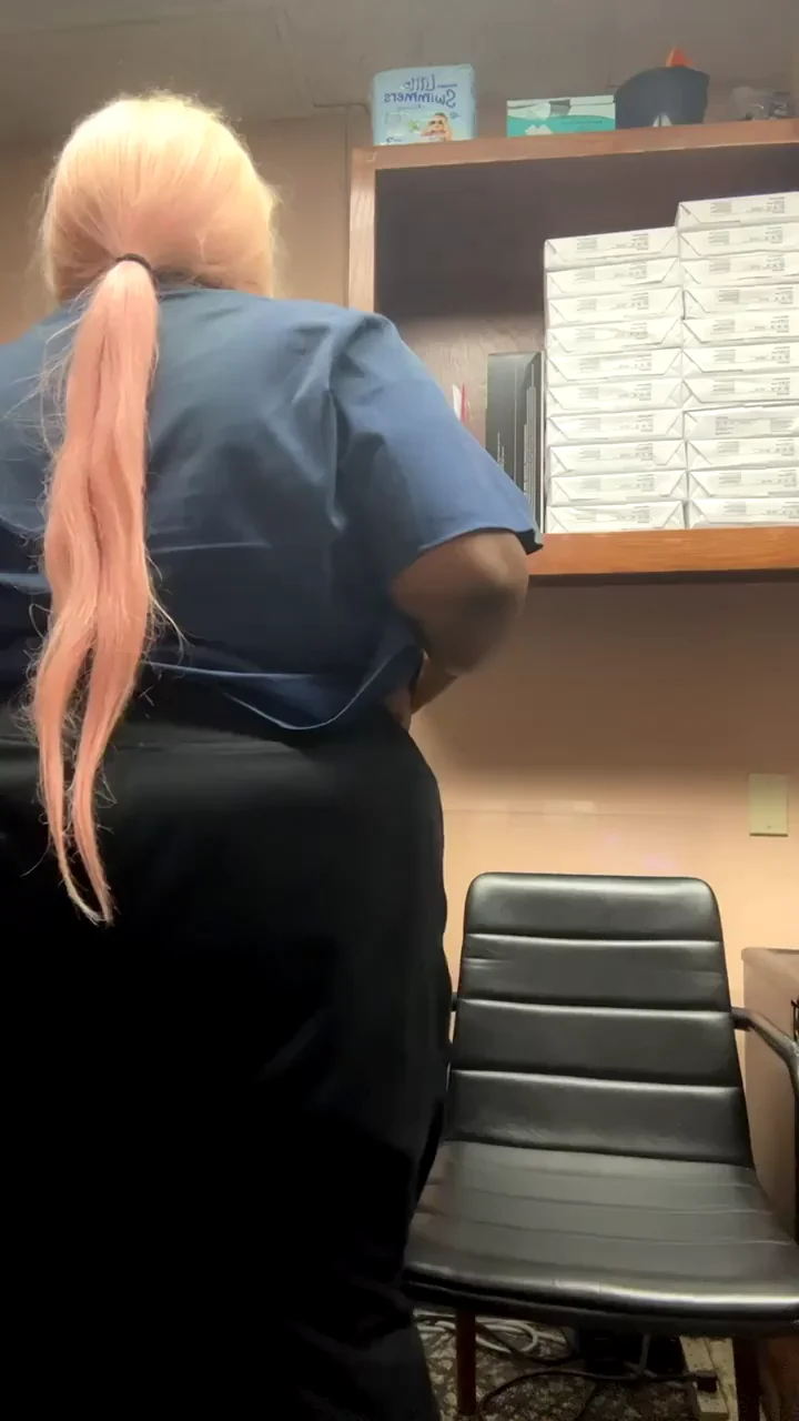 Boss Catch Me Flashing These Massive Ebony Tits in His Office? 🤤🍈🍈