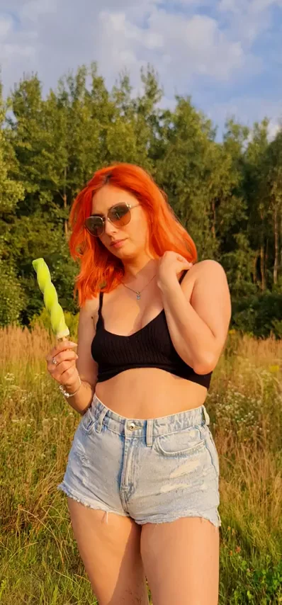 🔥 Fiery Redhead Teases Massive Tit Growth After Breeding Creampie 😈🍆