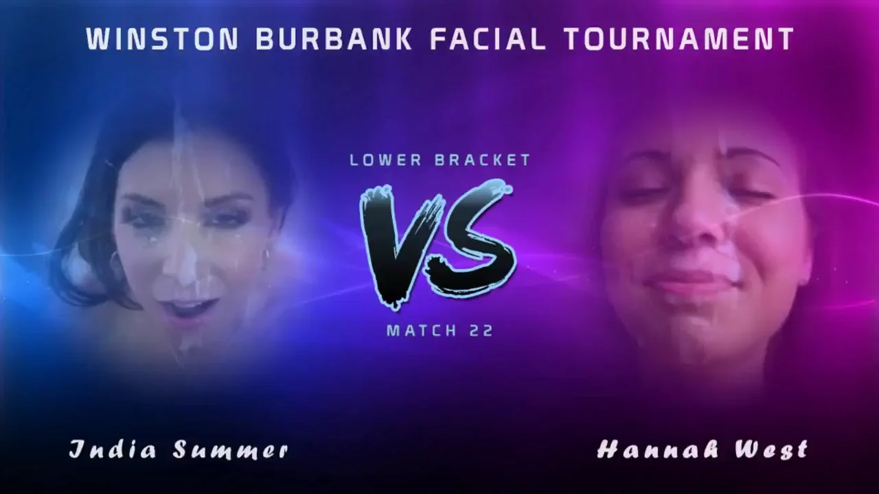 Winston Burbank Facial Face-Off: India Summer vs Hannah West - Cum-Drenched Lower Bracket Brawl!