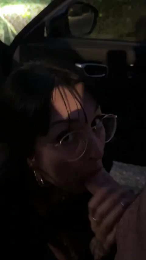 He took me out to dinner so I sucked him off and let him cum on my face!
