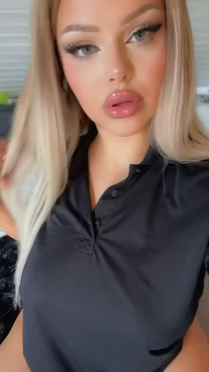 Dare to Strip This Big-Titted Blonde Fuckdoll Bare? 😈