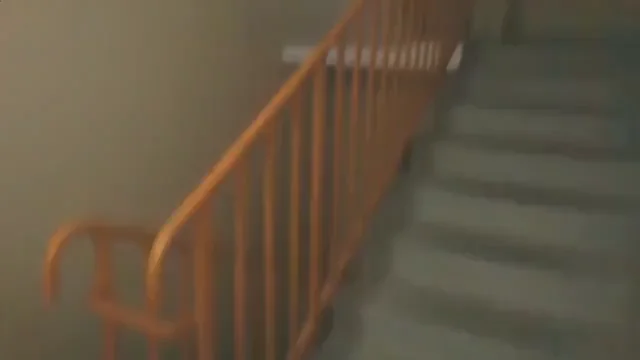 Brooklyn Stairwell Slut Sucks Cock Raw