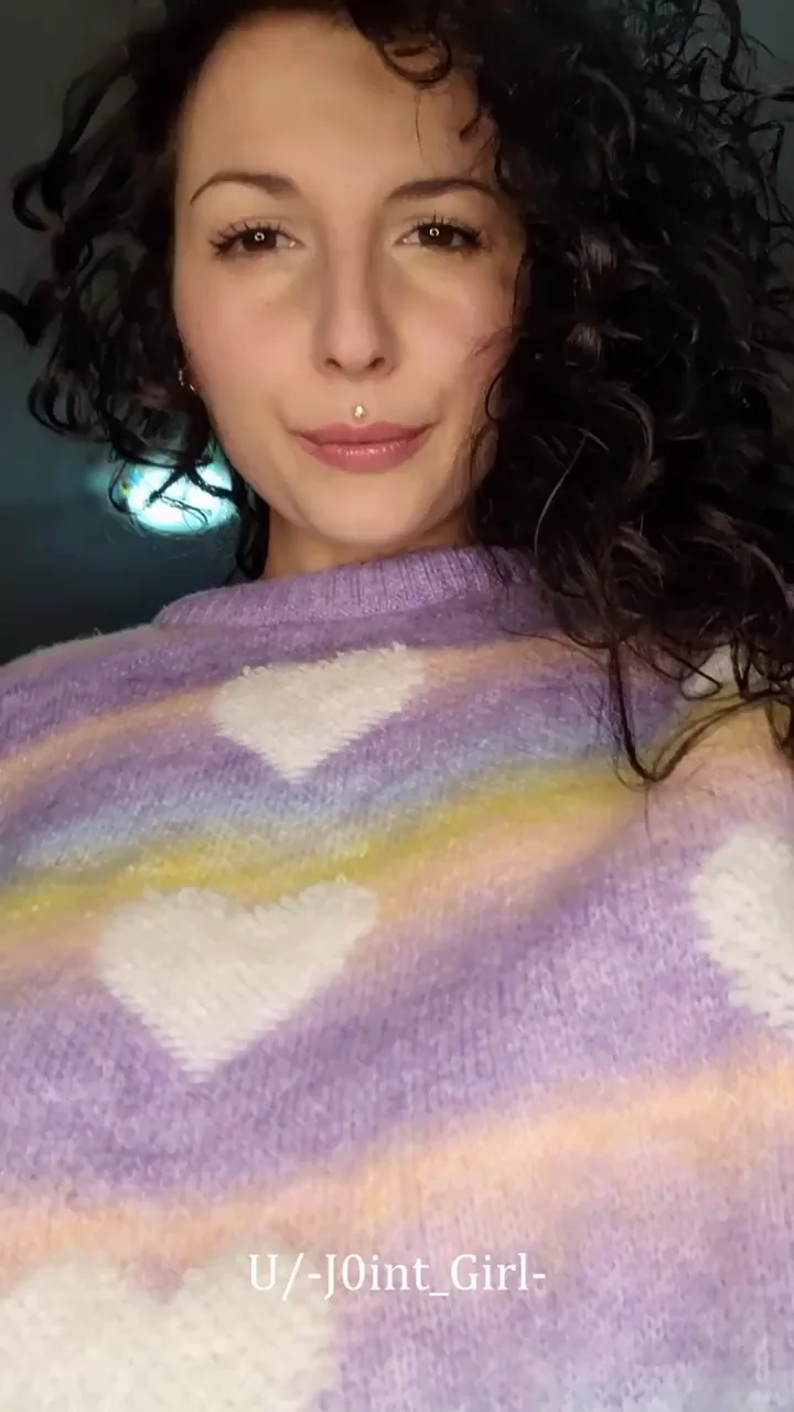 Only a sweater can hide my huge boobs (OC)