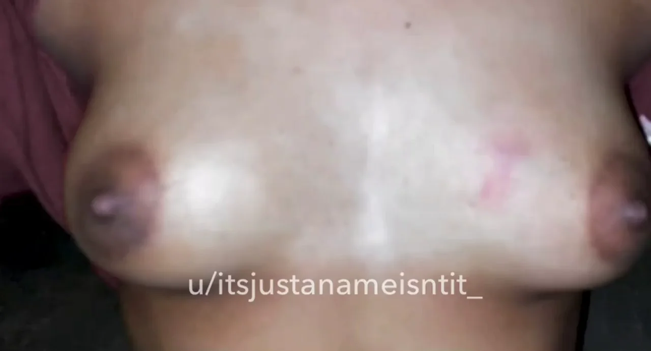 Squeezing My Juicy Stress Ball Tits 💦🍈 [M/F]