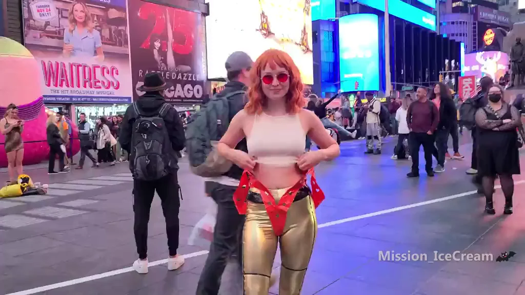 just fixing my costume in a crowd